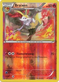 Braixen Reverse Holo 26