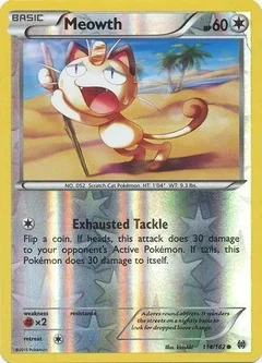 Meowth Reverse Holo 114