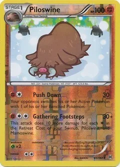 Piloswine Reverse Holo 81