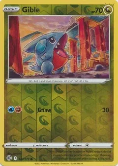 Gible Reverse Holo 107