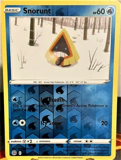 Snorunt Reverse Holo 34