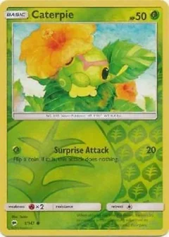 Caterpie Reverse Holo 1