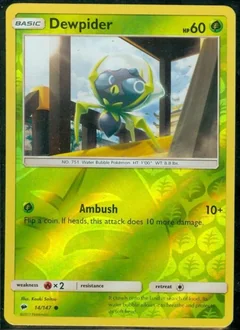 Dewpider Reverse Holo 14