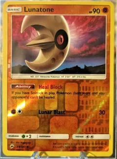 Lunatone Reverse Holo 68