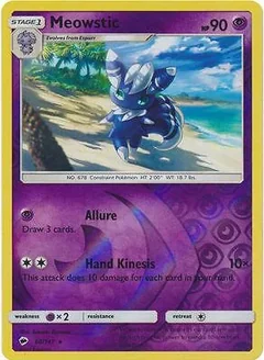Meowstic Reverse Holo 60
