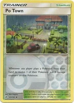 Po Town Reverse Holo 121