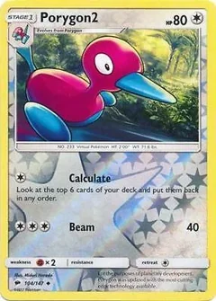 Porygon2 Reverse Holo 104