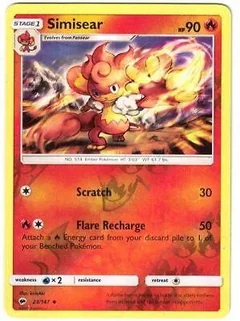 Simisear Reverse Holo 23