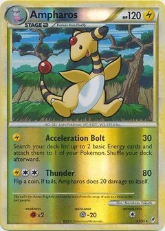 Ampharos Reverse Holo 23