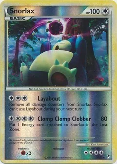 Snorlax Reverse Holo 33