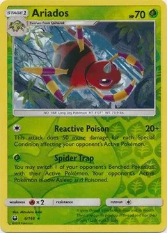 Ariados Reverse Holo 6