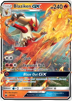 Blaziken Gx 28
