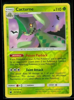 Cacturne Reverse Holo 20