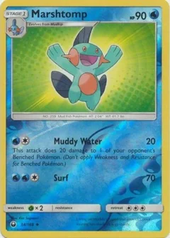 Marshtomp Reverse Holo 34