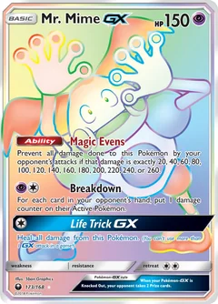 Mr Mime Gx 173