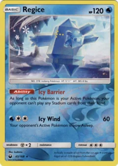 Regice Reverse Holo 45