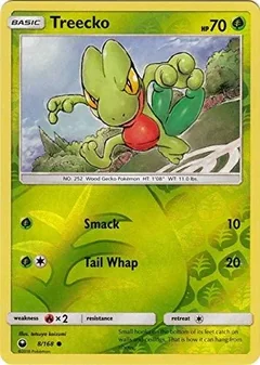 Treecko Reverse Holo 8
