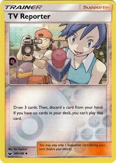 Tv Reporter Reverse Holo 149