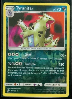 Tyranitar Reverse Holo 87