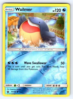 Wailmer Reverse Holo 39