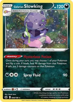 Galarian Slowking Cosmos Holo 98