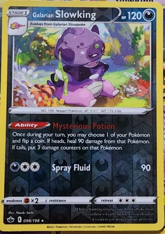 Galarian Slowking Reverse Holo 98