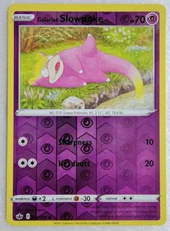 Galarian Slowpoke Reverse Holo 54