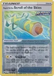 Rapid Strike Scroll Of The Skies Reverse Holo 151