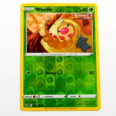 Weedle Reverse Holo 1