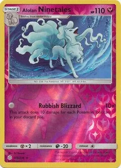 Alolan Ninetales Reverse Holo 145