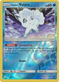 Alolan Vulpix Reverse Holo 39