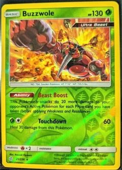 Buzzwole Reverse Holo 21