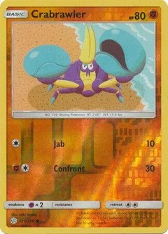 Crabrawler Reverse Holo 121