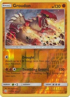 Groudon Reverse Holo 113