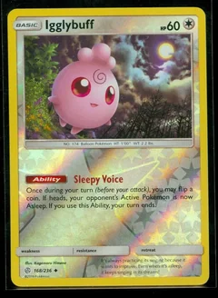 Igglybuff Reverse Holo 168