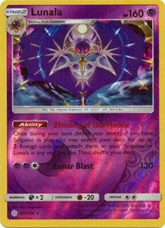 Lunala Reverse Holo 102