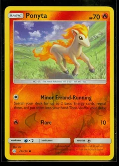 Ponyta Reverse Holo 23