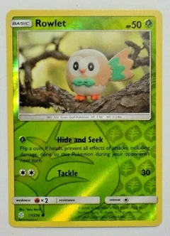 Rowlet Reverse Holo 17