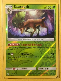 Sawsbuck Reverse Holo 16