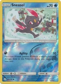 Sneasel Reverse Holo 43