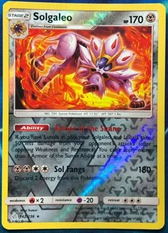 Solgaleo Reverse Holo 142