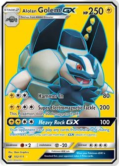 Alolan Golem Gx 102