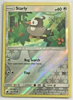 Starly Reverse Holo 81