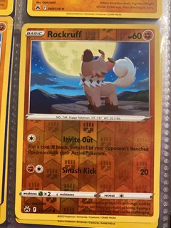 Rockruff Reverse Holo 73