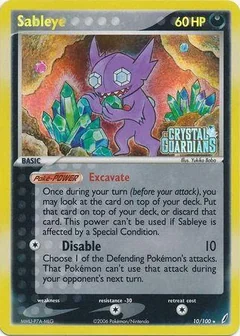 Sableye Reverse Holo 10