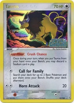 Tauros Reverse Holo 12