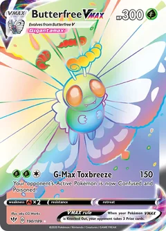 Butterfree Vmax 190