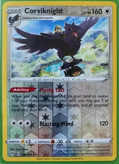 Corviknight Reverse Holo 156