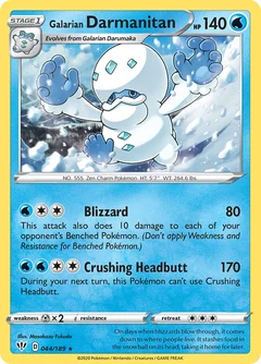 Galarian Darmanitan Cracked Ice 44