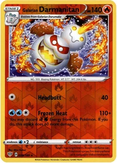 Galarian Darmanitan Reverse Holo 28